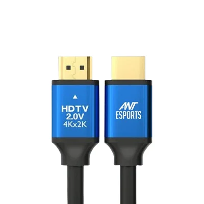 Ant Esports AEH110 4K HDMI Cable with Blue Metal Cap – 10 Meters