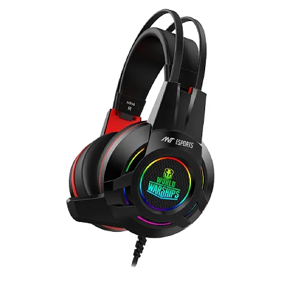 Ant Esports H550W 7.1 USB Surround Sound Gaming Headset (Black)