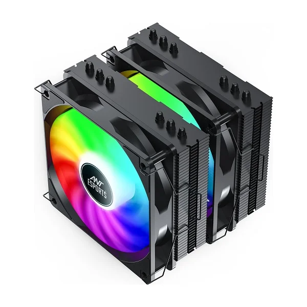 Ant Esports ICE-621 Dual Tower ARGB CPU Air Cooler