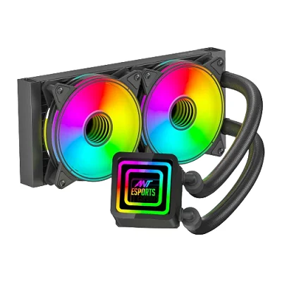 Ant Esports ICE-Infinite 240 ARGB CPU Liquid Cooler – Black