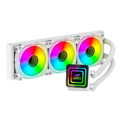 Ant Esports ICE-Infinite 360 ARGB CPU Liquid Cooler – White