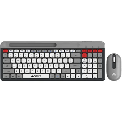 Ant Esports WKM22 Wireless Keyboard and Mouse – Grey