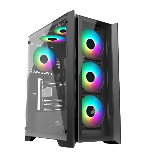 Ant Esports ICE-170TG Gaming Cabinet Black