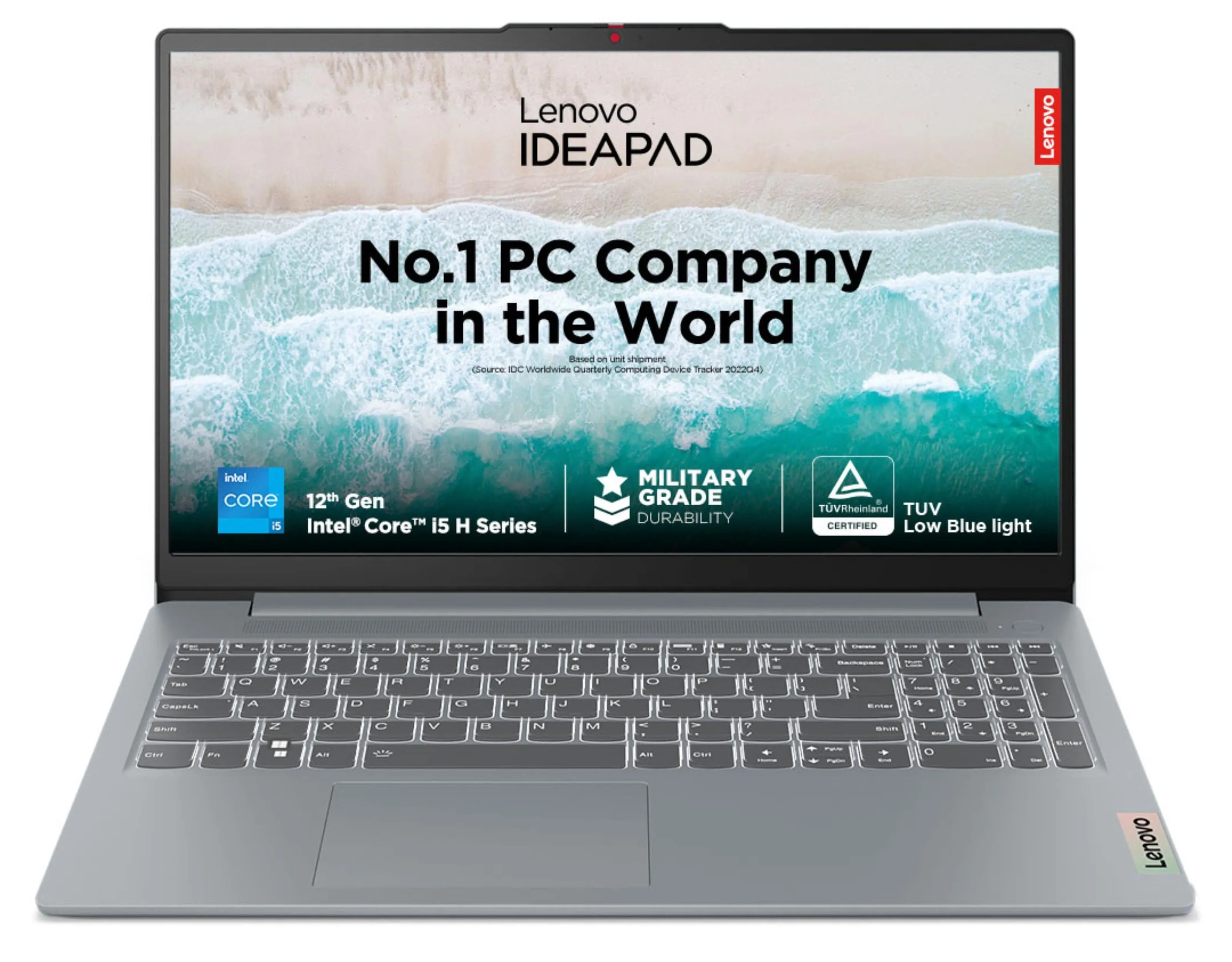 lenovo IdeaPad Slim 3i 12th Gen, 39.62cms - Intel i5 (Arctic Grey)