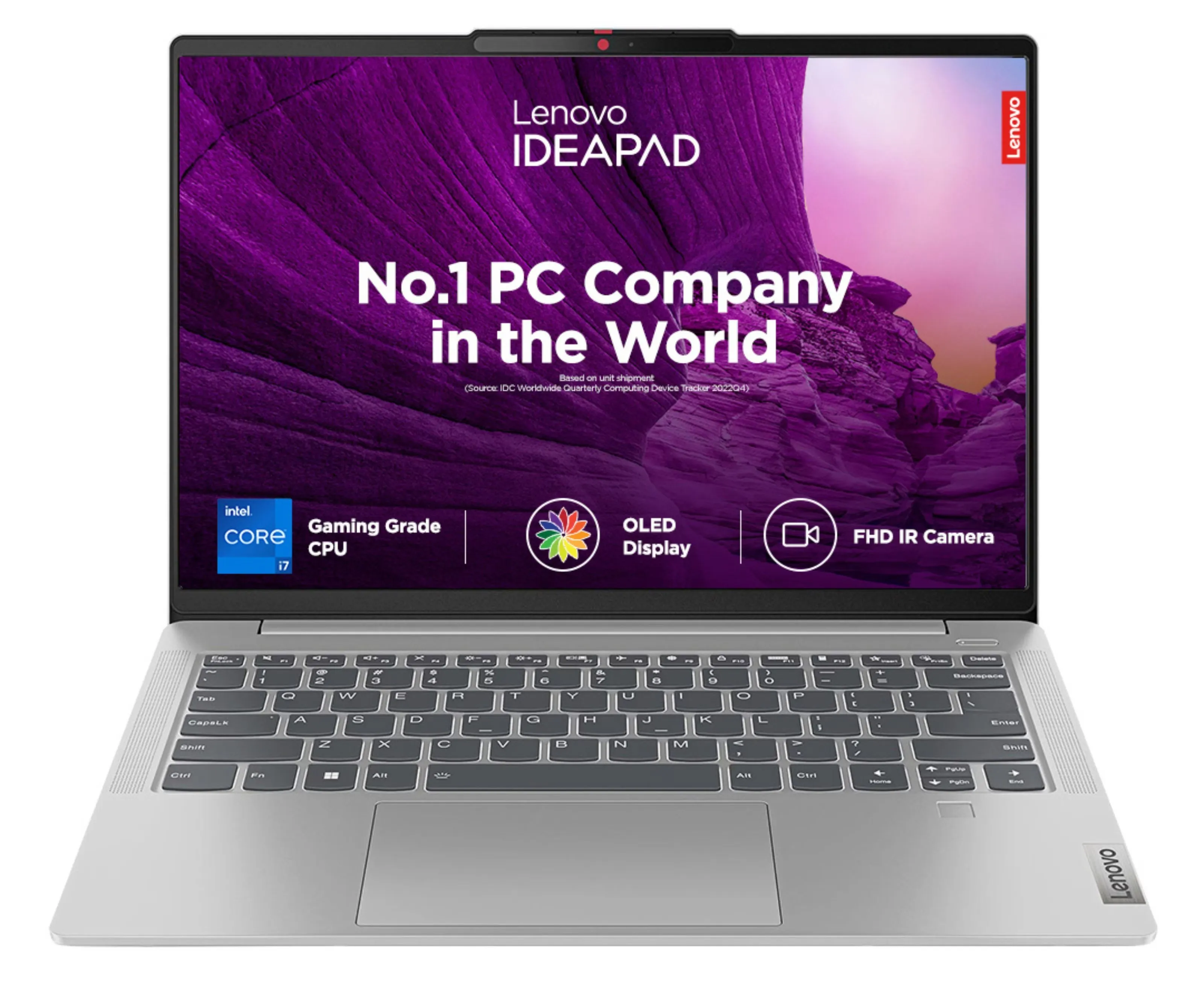 lenovo IdeaPad Slim 5i 13th Gen, 35.56cms - Intel i7 (Cloud Grey)