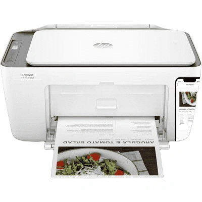 HP Ink Advantage 2876 Printer, Copy, Scan, WiFi, Bluetooth, USB, Simple Setup Smart App, Ideal for Home