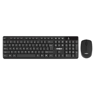 FRONTECH Wireless Keyboard and Mouse Combo KB-0027(BLACK)