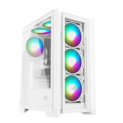 Ant Esports ICE-170TG Gaming Cabinet White