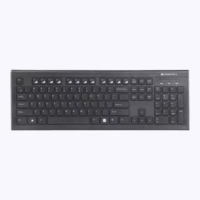 ZEBRONICS ZEB-DLK01 KEYBOARD (Black)