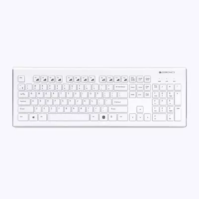 ZEBRONICS ZEB-DLK01 KEYBOARD (White)