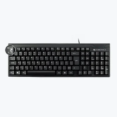 ZEBRONICS K35 Wired Keyboard Black