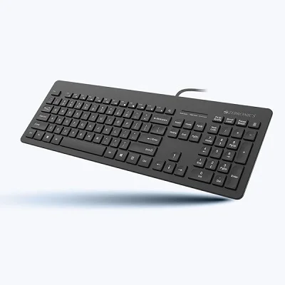 ZEBRONICS K4000M Wired Keyboard Black