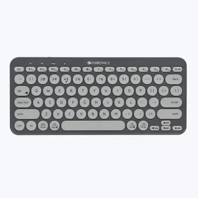 ZEBRONICS ZEB-K5000MW Mini Multimedia KEYBOARD Grey