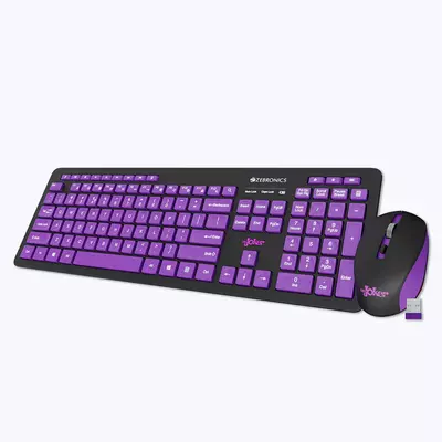 ZEBRONICS Zeb Companion 500 KEYBOARD AND MOUSE COMBO (DC-Joker)