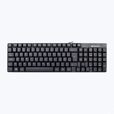 ZEBRONICS K25 Wired Keyboard Black