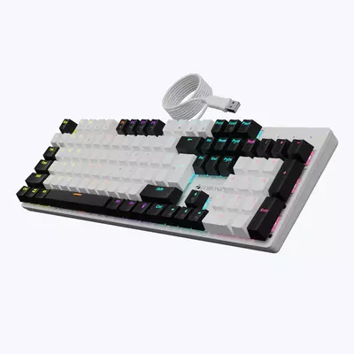 ZEBRONICS Zeb Nitro Plus (ZEB-K4001M) KEYBOARD (White+Black)