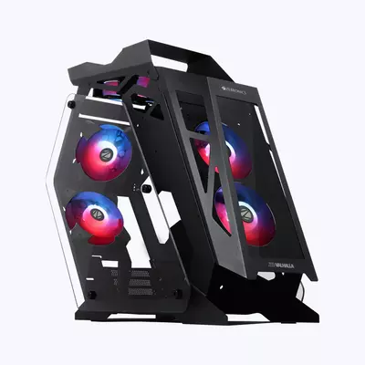 ZEBRONICS Zeb Valhalla GAMING CABINET (Black)