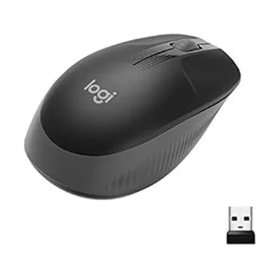 LOGITECH  M190 Full-Size Wireless Mouse Charcoal