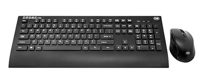 TVS CHAMP - ELITE Keyboard & Mouse Combo Wireless Black