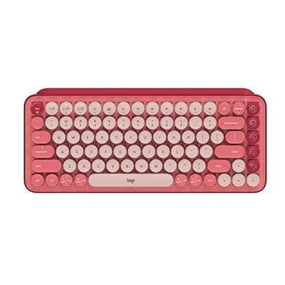 LOGITECH POP KEYS Wireless Mechanical Multi-Color Keyboard (Heartbreaker)