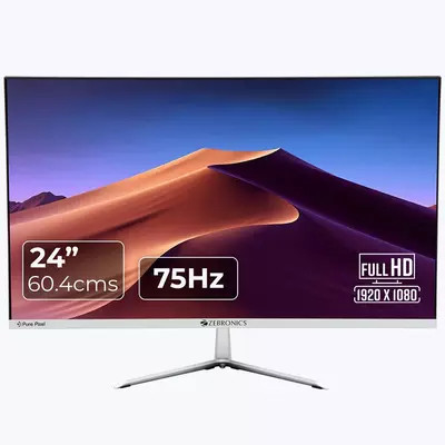 ZEBRONICS Zeb A 24 FHD LED (75 Hz) MONITOR