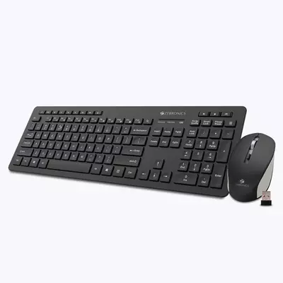 ZEBRONICS Zeb Companion 500 KEYBOARD AND MOUSE COMBO (Black)