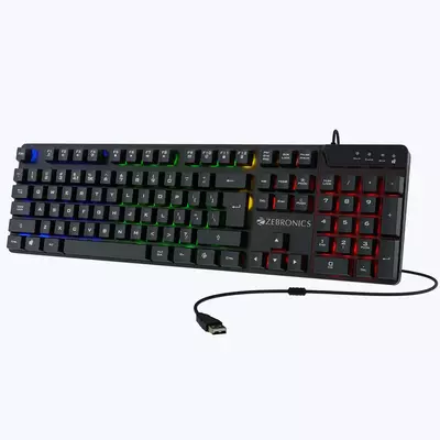 ZEBRONICS Zeb War K KEYBOARD (Black)