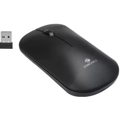 ZEBRONICS-DAZZLE Wireless Mouse BlacK