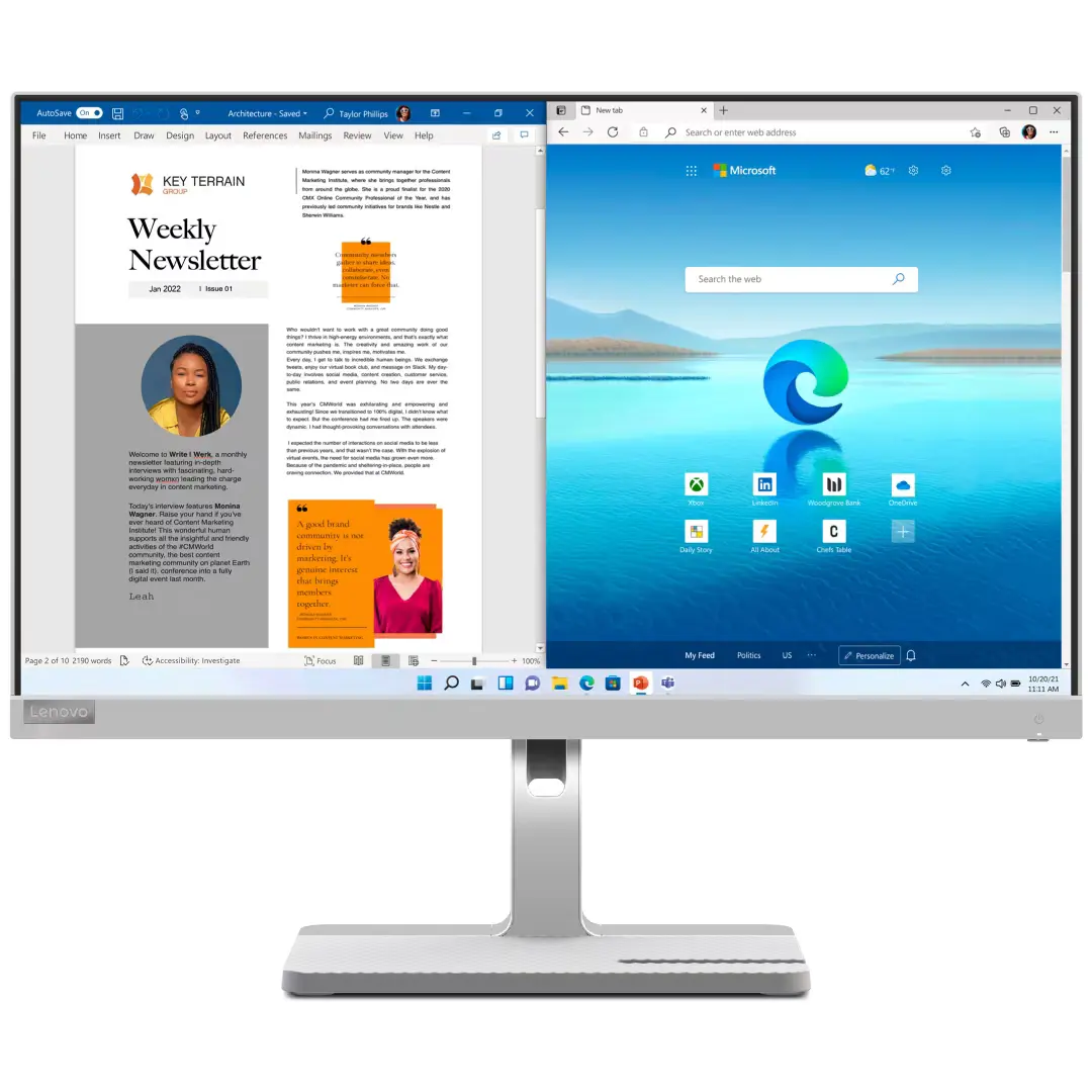 Lenovo L24m-40 60.45cms (23.8) Monitor