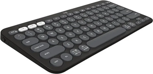 LOGITECH PEBBLE KEYS 2 K380S Slim Minimalist Bluetooth Keyboard Tonal Graphite