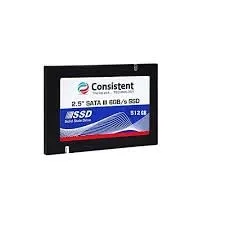 Consistent SSD 512GB, 2.5-Inch SATA III Internal Solid State Drive, Consistent