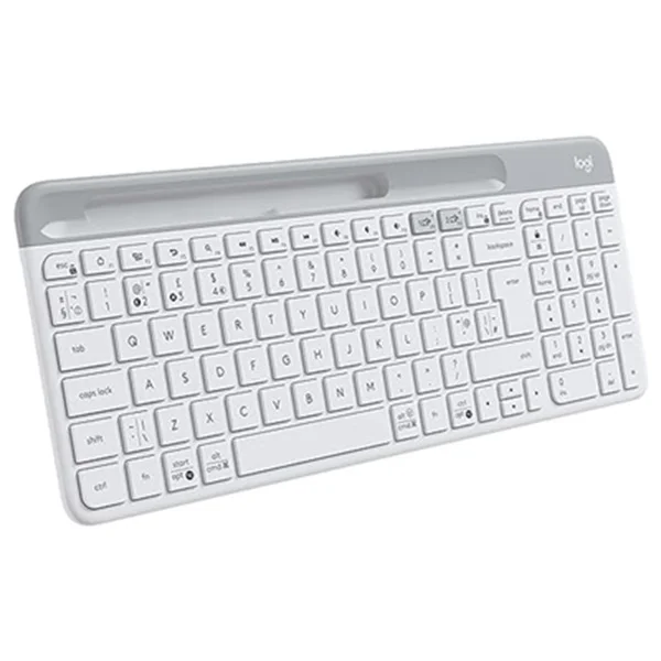 LOGITECH K580 Slim Multi-Device Wireless Keyboard Off-White