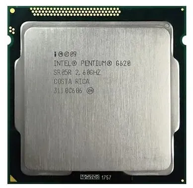 AD Pentium Dual-Core Processor G620 2.6 GHz 3 MB Cache LGA 1155 (2nd Generation) (Supports H61 Motherboard)