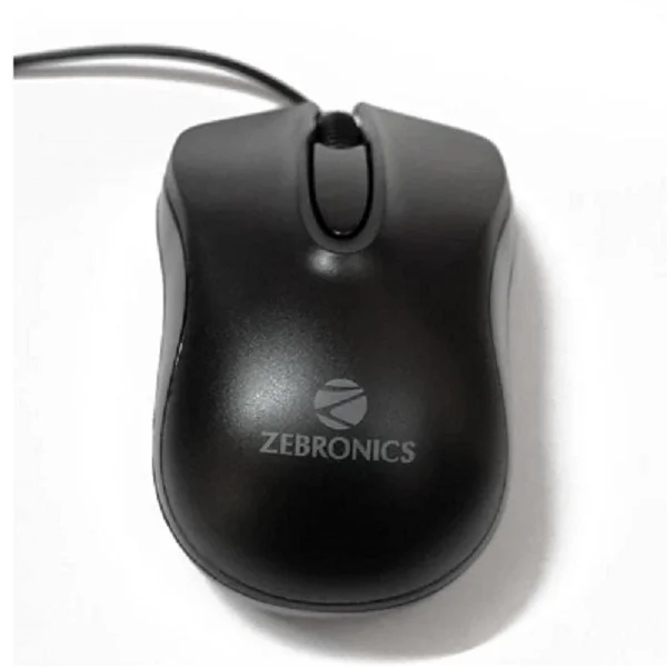 ZEBRONICS WING Wired Mouse Black