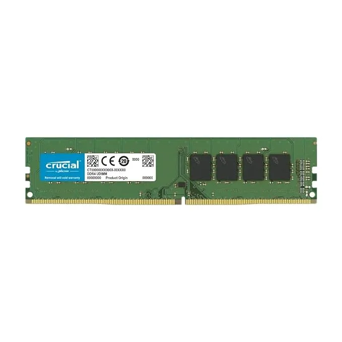 Crucial Basics 4GB DDR4 1.2v 2666Mhz CL19 UDIMM RAM Memory Module for Desktop, Green