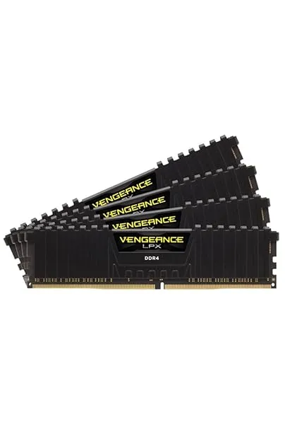 Corsair Vengeance LPX 32GB (4x8GB) DDR4 3600 (PC4-28800) C18 1.35V Desktop Memory - Black