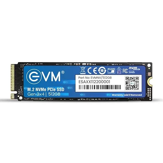 EVM M.2 NVMe (2280) 512GB Internal SSD - 2100MB/s Read - 4X Faster Than SATA SSD- 5 Year Warranty (EVMNV/512GB)