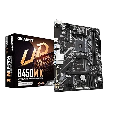 Gigabyte MB GBT AMD AM4 B450M K