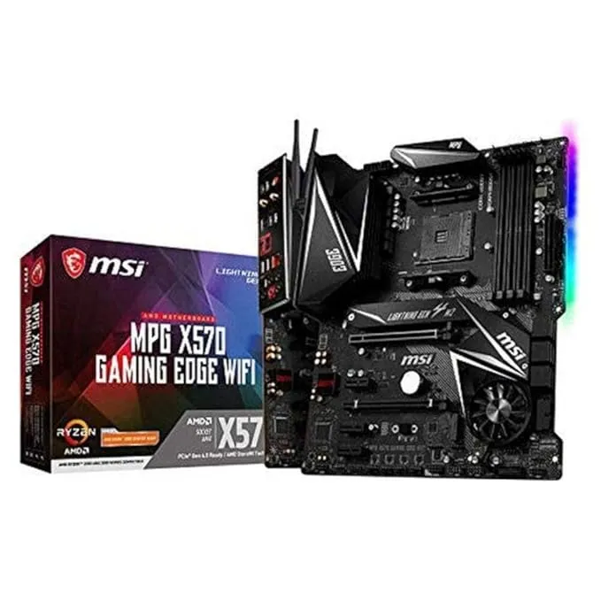 intel MSI MPG X570 Gaming Edge WiFi ATX Motherboard Socket AM4 DDR4