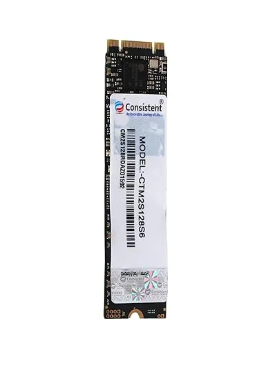 Consistent SSD M.2 NVME 128GB (Read Speed 1622Mb/s* & Write Speed 594Mb/s*)