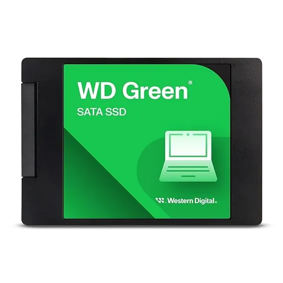 Western Digital WD Green SATA 240GB, Up to 545MB/s, 2.5 Inch/7 mm, 3Y Warranty, Internal Solid State Drive (SSD) (WDS240G3G0A)