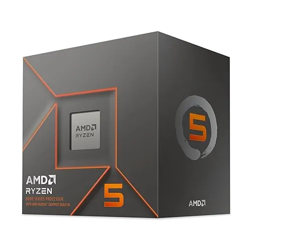 AMD Ryzen 5 8500G Desktop Processor 6 cores 12 Threads 22 MB Cache 3.5 GHz Upto 5 GHz AM5 Socket (100-100000931BOX)