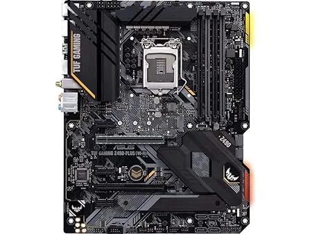 ASUS TUF Gaming Z490-Plus (WiFi 6), LGA 1200 (Intel 10th Gen) ATX Gaming Motherboard (Dual M.2, 12+2 Power Stages, USB 3.2 Front Panel Type-C, Intel WiFi 6 & 1Gb LAN, Aura Sync)…