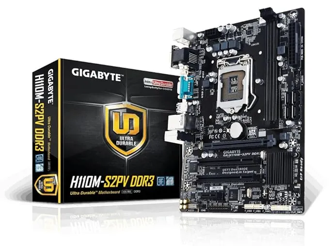 Gigabyte LGA1151 Intel H110 Micro ATX DDR3 Motherboard GA-H110M-S2PV DDR3