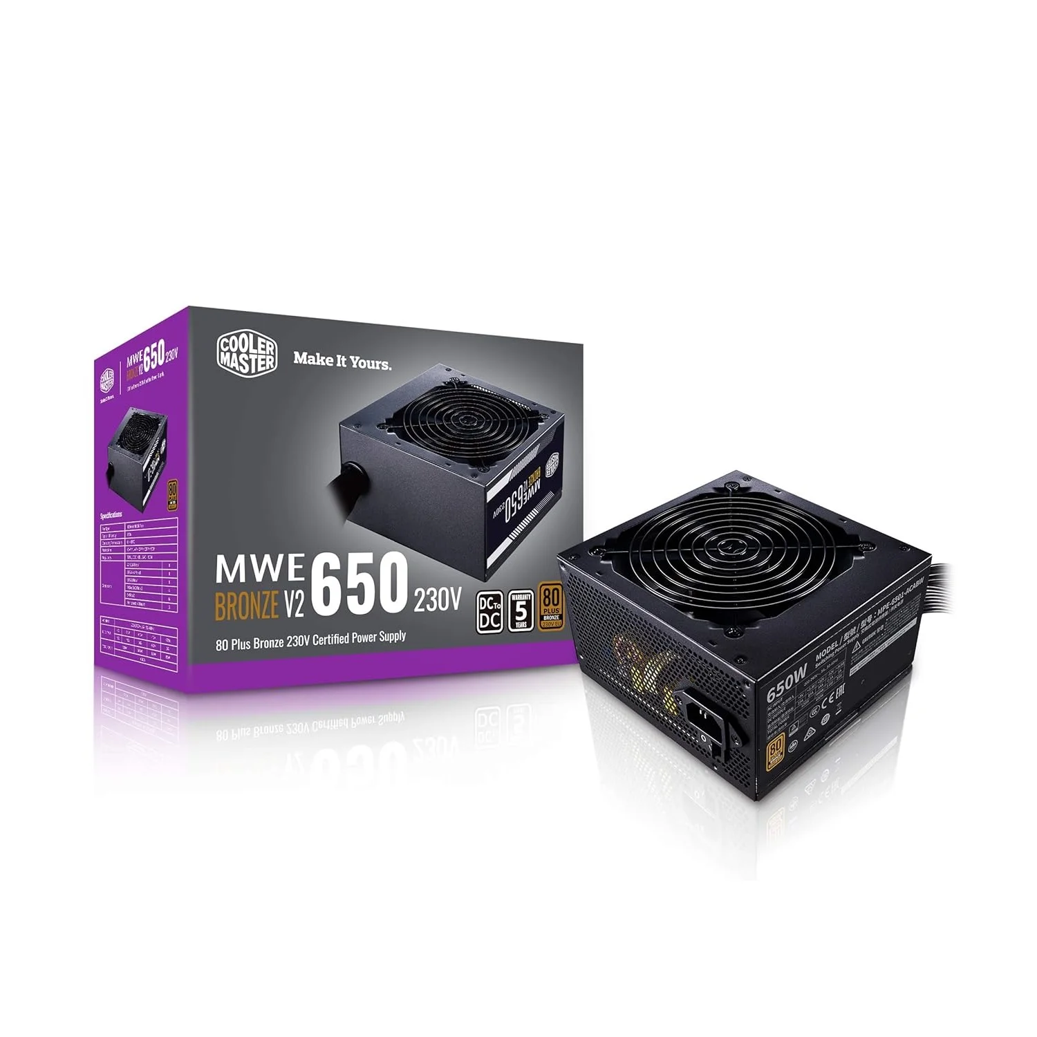 COOLER MASTER MWE 650 BRONZE - V2 230V