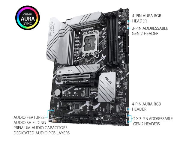 ASUS Motherboard Z790-P/CSM D5