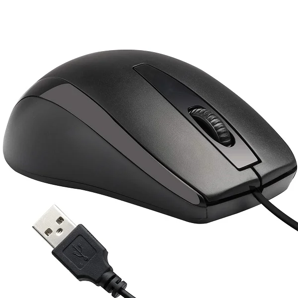 ZEBRONICS ALEX Wired Mouse Black