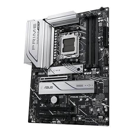 asus  ASUS Prime X670-P, an AMD X670 Ryzen ¢ AM5 ATX Motherboard with Three M.2 Slots, DDR5, USB 3.2 Gen 2x2 Type-C®, USB4® Header, and 2.5Gb Ethernet