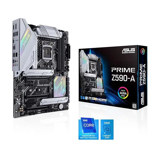 ASUS Prime Z590-A ATX Motherboard Intel Socket LGA1200 DDR4