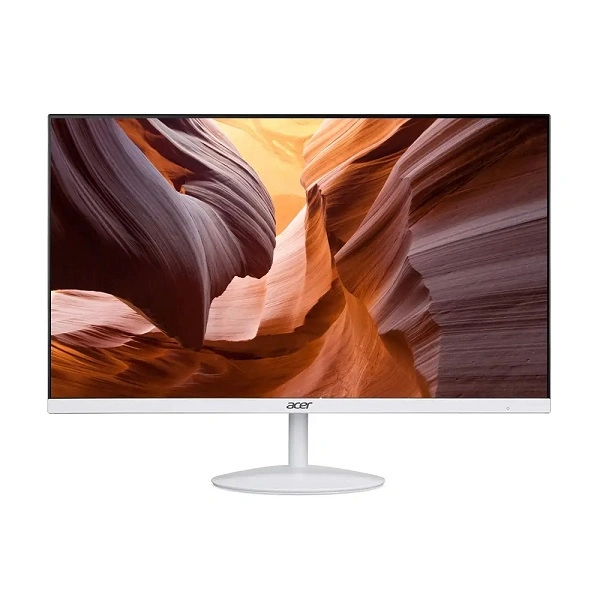 Acer SA222Q LED Backlight LCD Monitor with 54.61 cm (21.5") Full HD IPS Ultra Slim (7.2mm Thick) Zero Frame Display, 250 Nits, 100Hz Refresh, 1 MS VRB, White, 2.2 KG